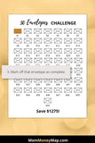 1000 savings challenge printable