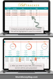 bill tracker spreadsheet excel