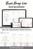 brain dump excel