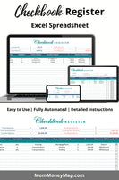 checking register spreadsheet