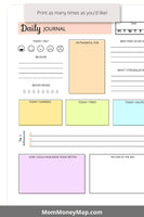 kindergarten journal writing paper template