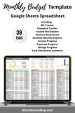 personal monthly budget template