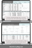 excel spreadsheet wedding planner
