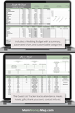 wedding planner timeline spreadsheet