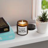 homeowners candle
