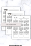 2025 wall calendar printable pdf