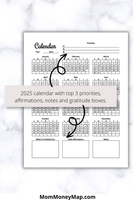2025 yearly calendar printable pdf