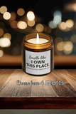 brand new homeowner candle