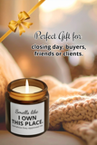 scented new homeowner candle