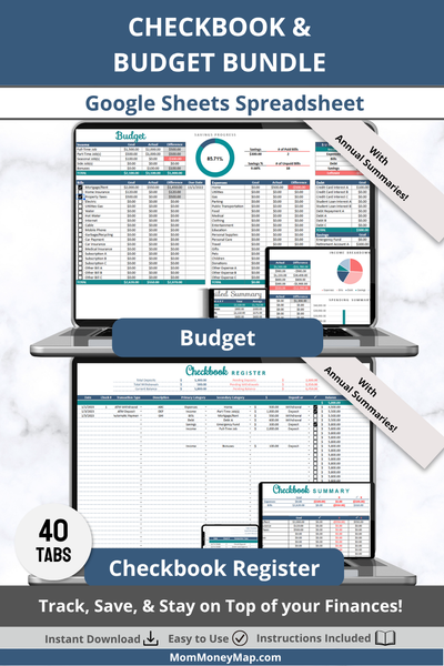 checkbook register excel