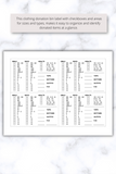 Donation bin label template