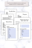 Wedding seating chart printable