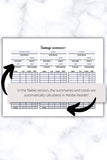 Expense tracking printable