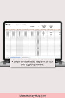 Child support ledger template