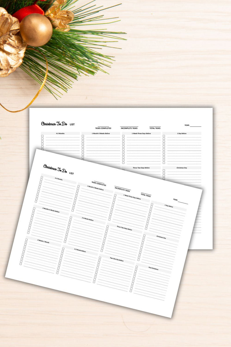 Christmas To Do List Printable PDF for Holiday Planning & Tasks – Mom ...