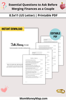 merging finances questions pdf