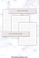 Task management printable