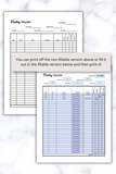 Kitchen stock list template