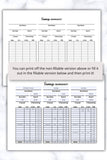 Budget worksheet printable