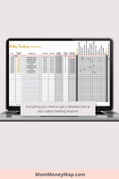 baby log spreadsheet