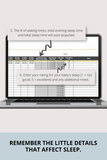 baby overnight wakeup and nap log Google Sheets template
