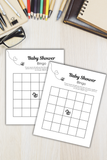 baby shower bingo game printable