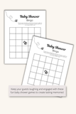 printable baby shower bingo cards