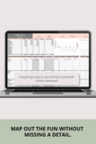 simple baby shower host planner Excel instant download
