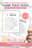 name that song baby shower game printable