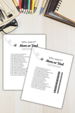 baby shower game cards printable