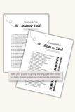 fun baby shower games to print