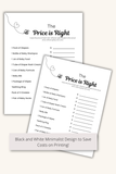 baby shower party game printable