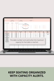 baby shower vendor contact and booking tracker