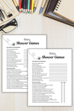 baby shower mommy dad baby trivia game