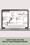simple girls trip planner spreadsheet digital download
