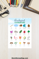 printable scavenger hunt