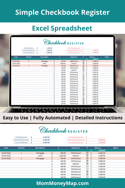 reconcile your checkbook worksheet