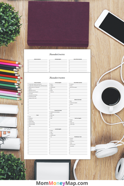 Minimalist List.pdf Minimalist Checklist Printable PDF – Simplify Your Life Guide – Mom ...