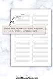 a5 printable checklist template