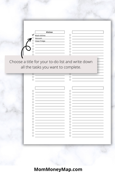 Checklist Questions Printable Blank Checklist Printable PDF A5 for Tasks, To-Do Lists & Planning ...