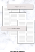 blank checklist template