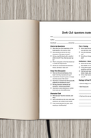 book reflection printable for group use