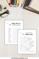 Printable baby shower games