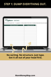 brain dump Excel planner for ADHD productivity
