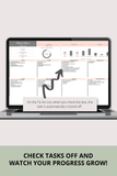 bridal shower gift log and thank you tracker Excel template
