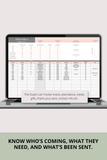 all in one bridal shower organizer Excel spreadsheet download
