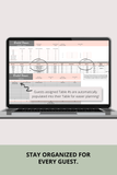 digital bridal shower budget tracker Google Sheets template
