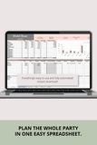 bridal shower vendor and decoration checklist Google Sheets
