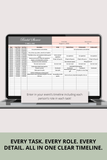 simple wedding shower planner Excel spreadsheet download
