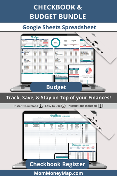 checkbook register excel